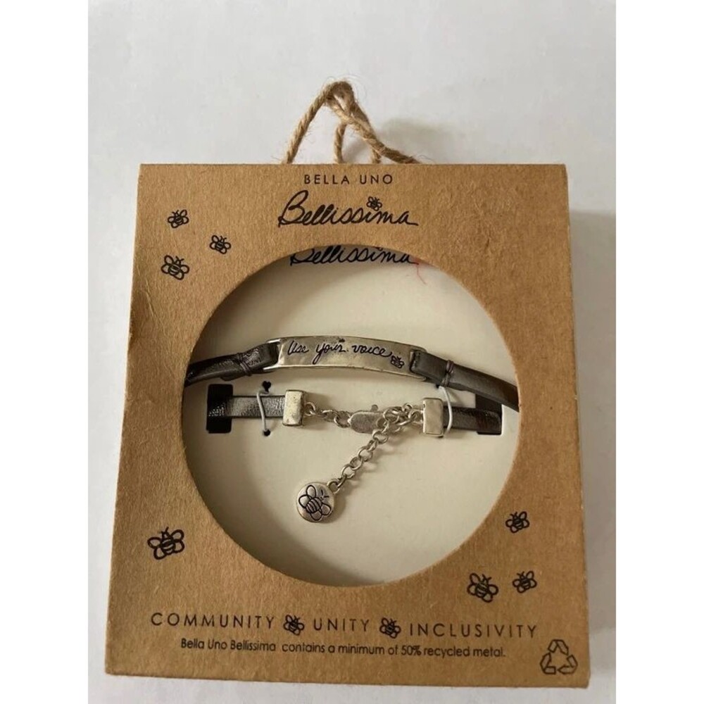 Bella Uno Bellisaima Use Your Voice bracelet set NEW